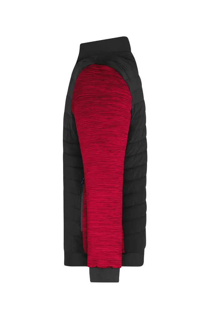 Muška jakna JN1866 black/red-melange XS-1