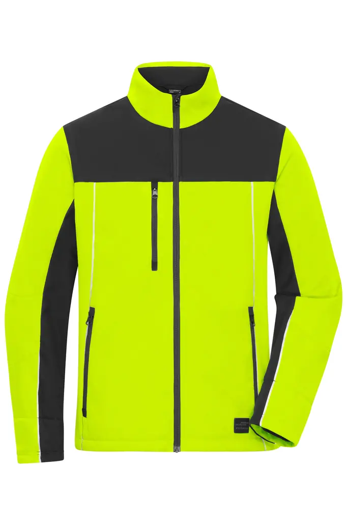 Reflektirajuća radna jakna JN1856 neon-yellow/black XS-0