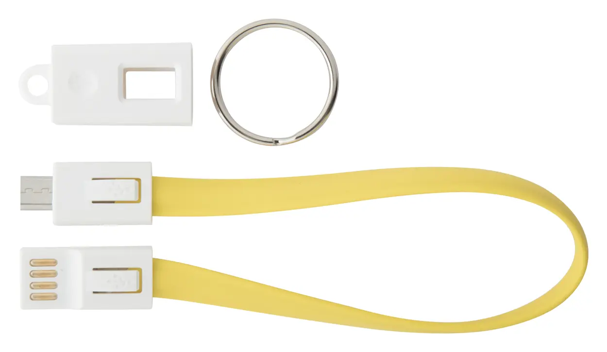 Privjesak s USB kablom Pirten AP781082 yellow-1