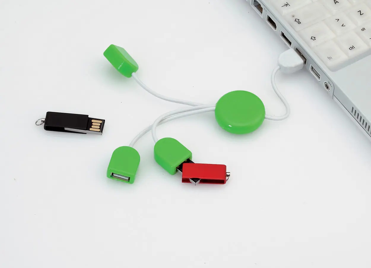 USB hub POD AP791402 lime green-2