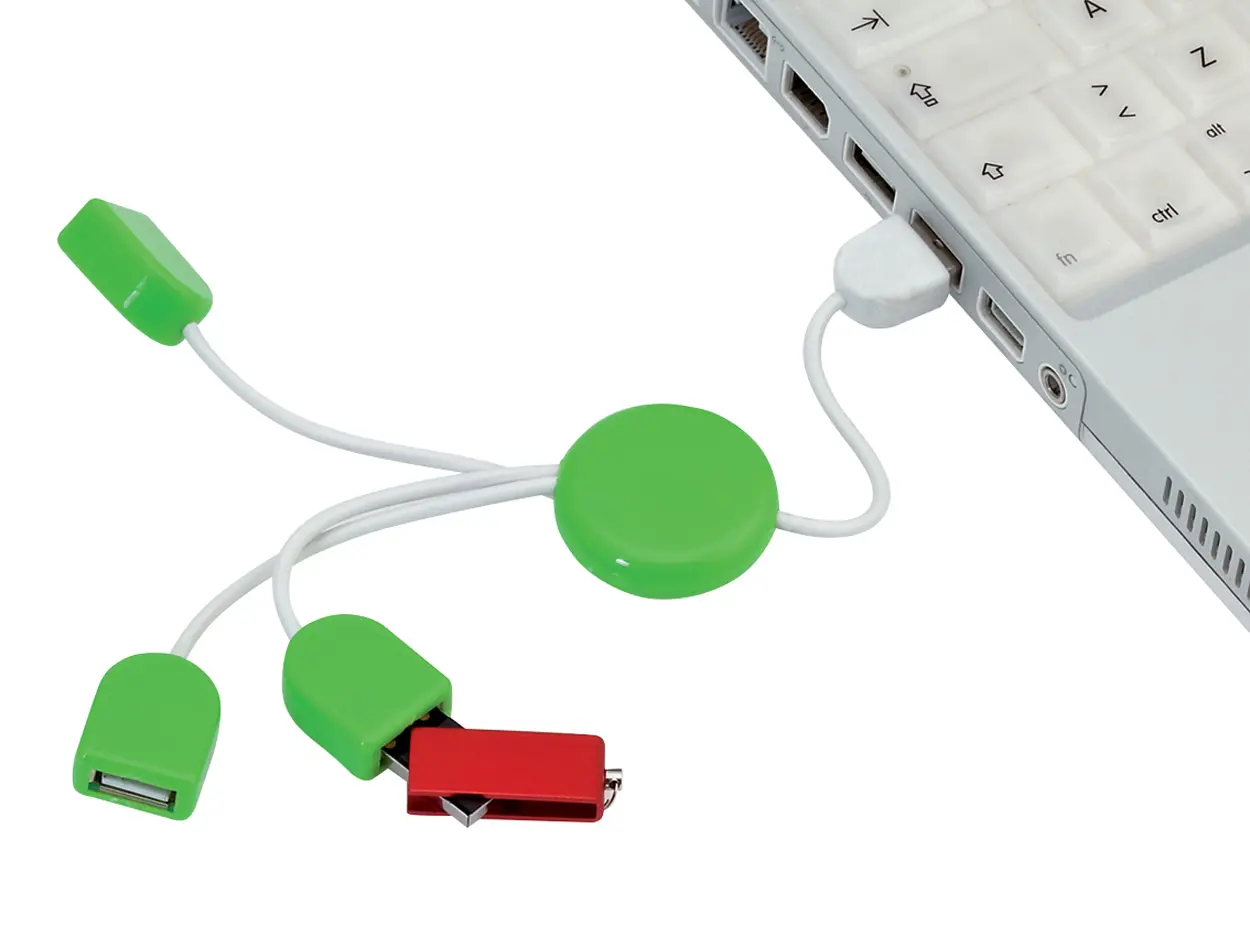 USB hub POD AP791402 lime green-1