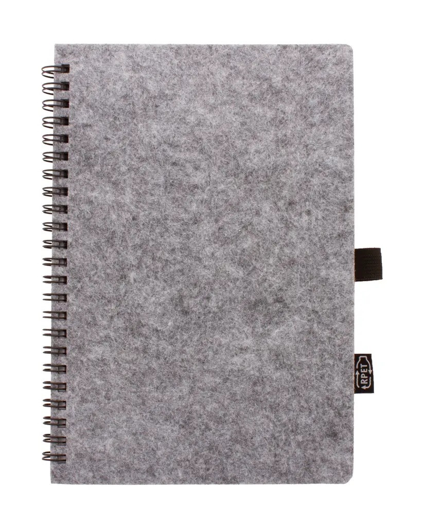 RPET Notes Felbook A5 AP800510 grey-0