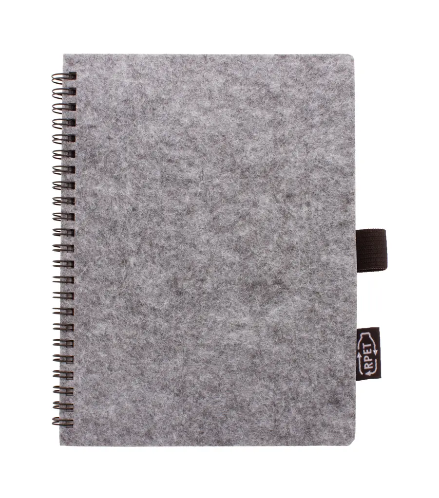 RPET Notes Felbook A6 AP800511 grey-0