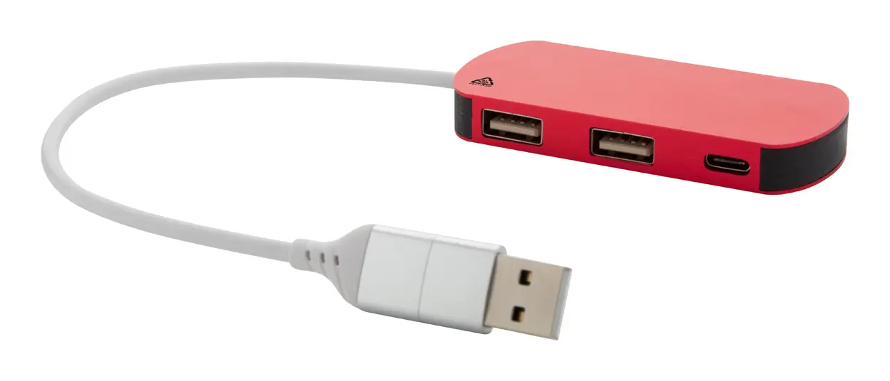 USB hub Raluhub AP864022 red-0