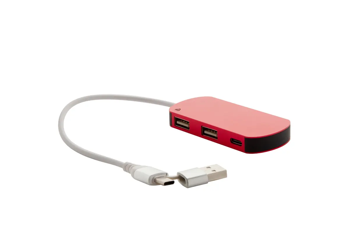 USB hub Raluhub AP864022 red-5