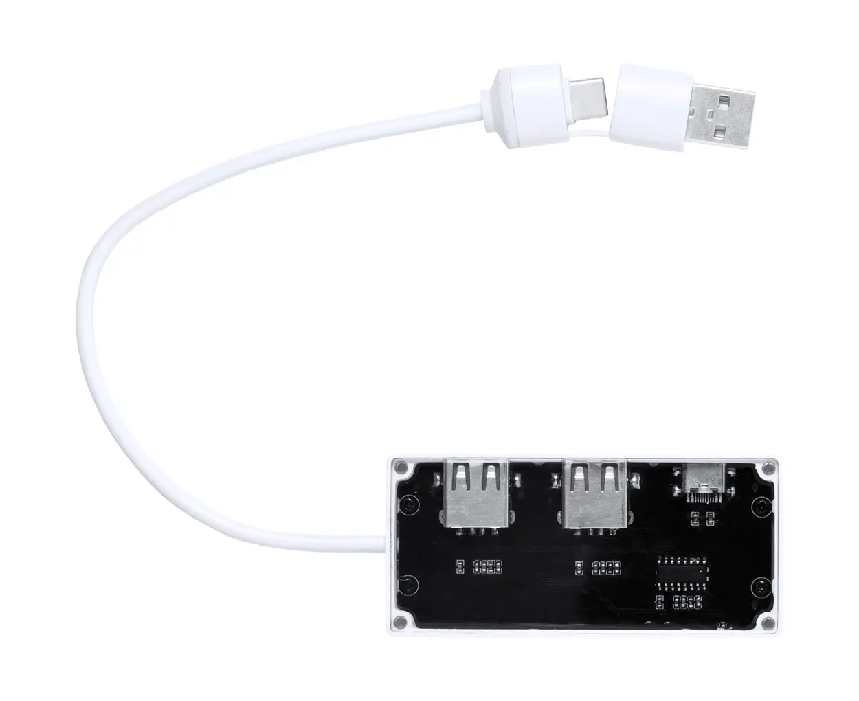 Prozirni USB hub Hevan AP733375 white-1