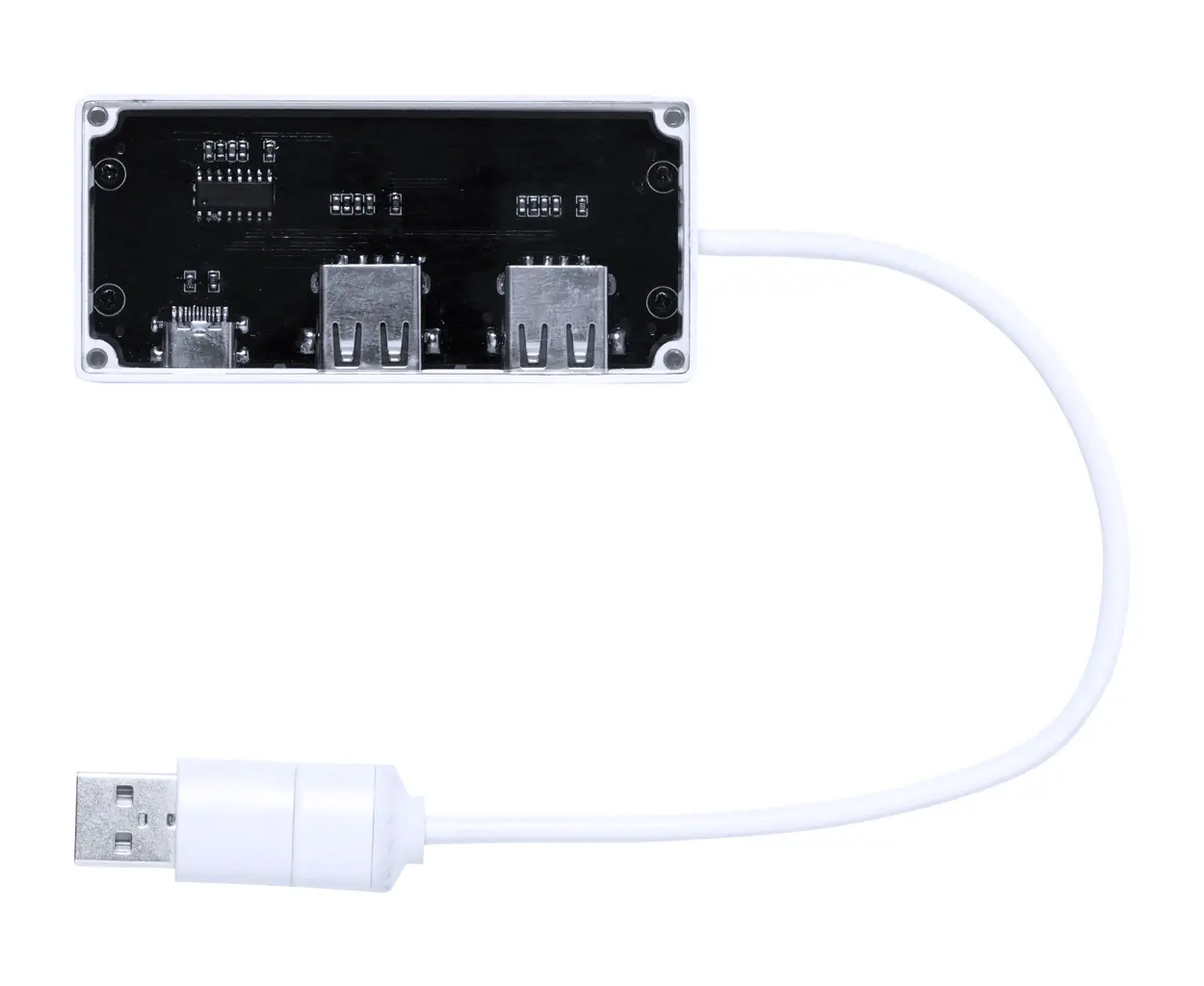 Prozirni USB hub Hevan AP733375 white-3