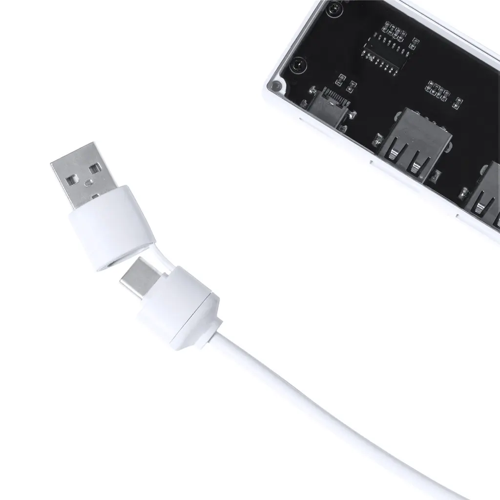 Prozirni USB hub Hevan AP733375 white-5