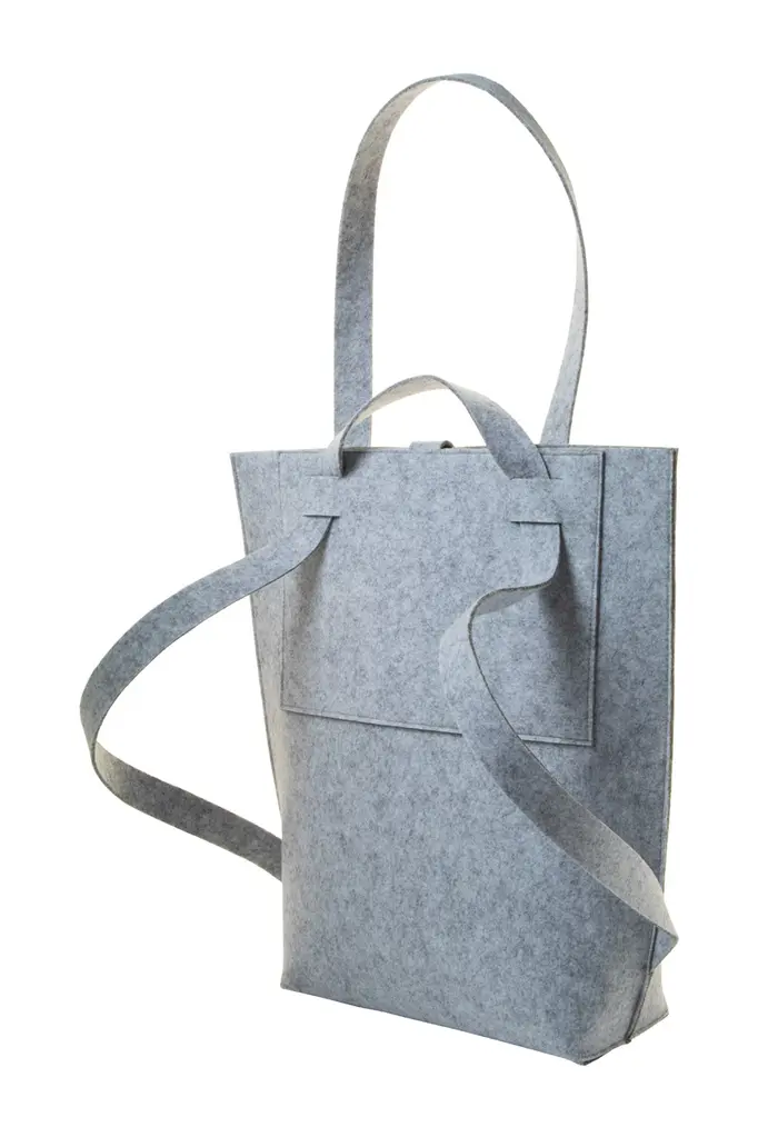 RPET torba za rame CUSTOM MADE CreaFelt Toteback AP716687 grey-3