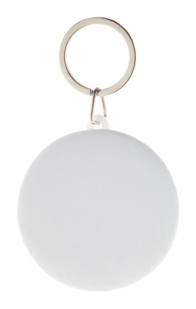 Privjesak s bedžom KeyBadge RPET Maxi AP716723 white-1