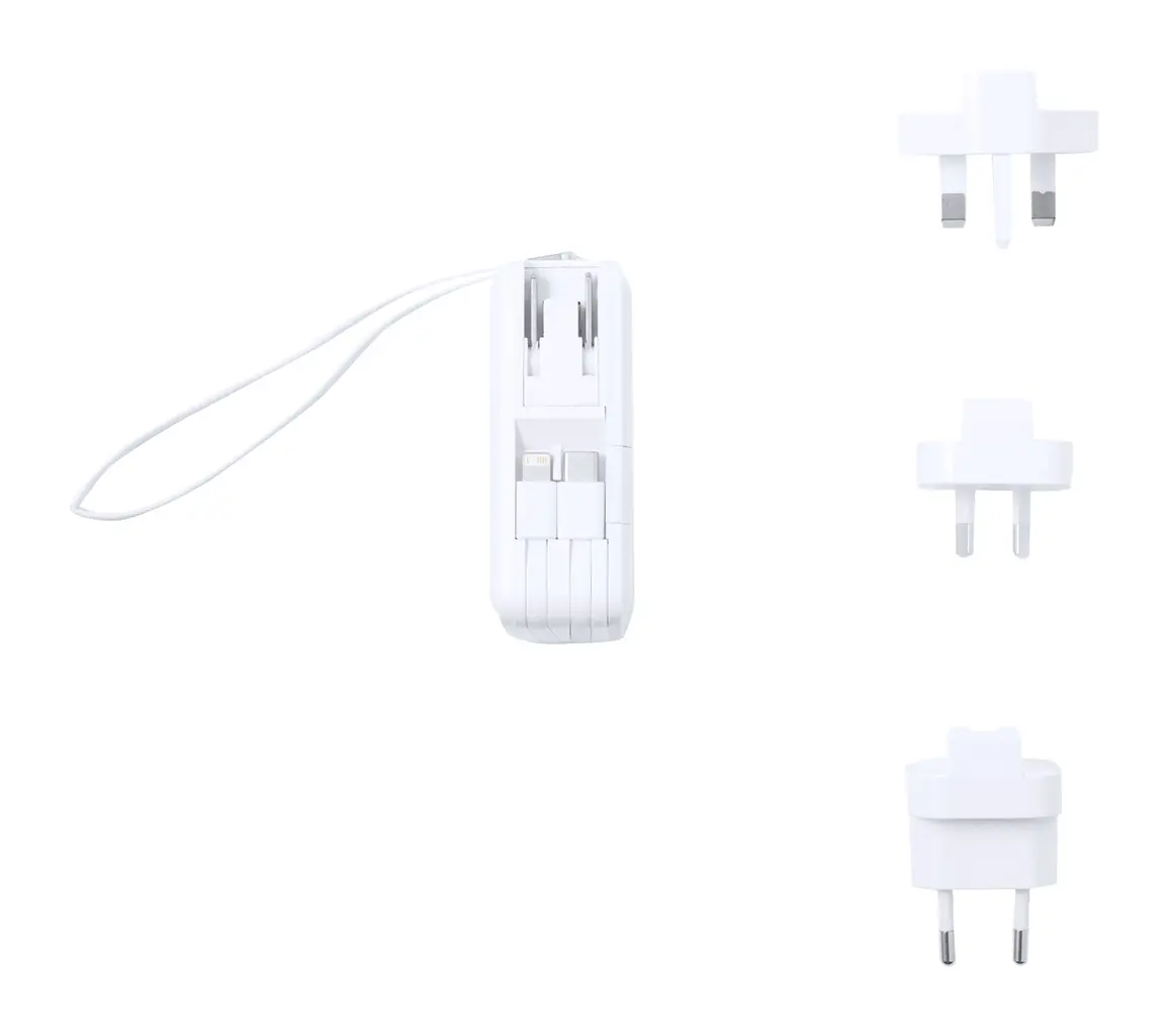 Putni adapter s Power bankom Joks AP734124 white-0