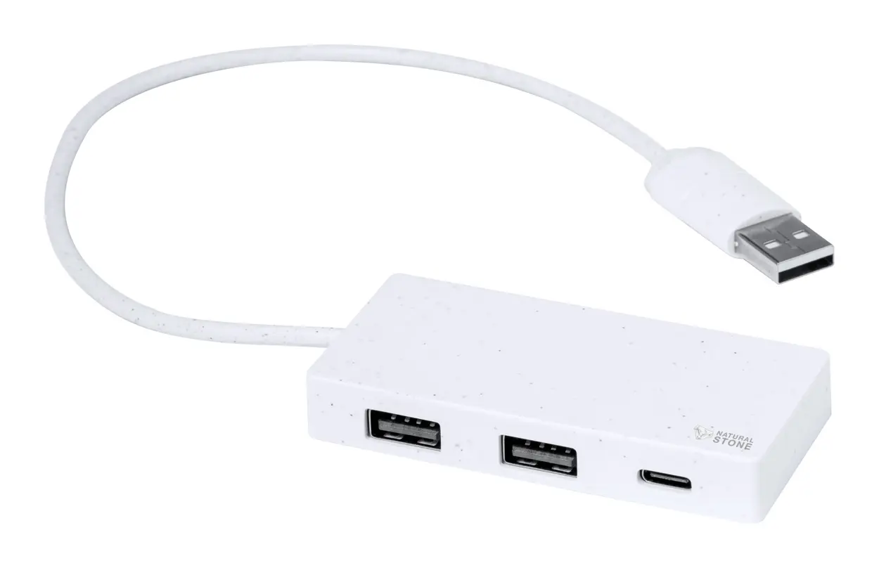 USB hub Nagent AP734140 white-0