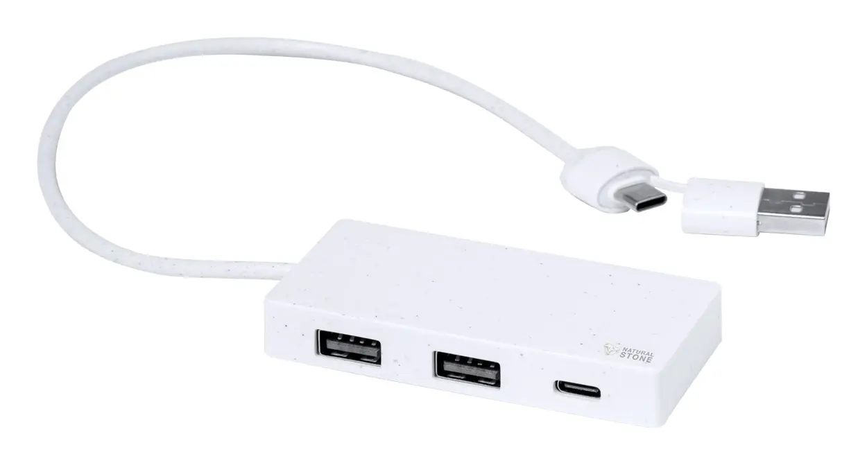 USB hub Nagent AP734140 white-1