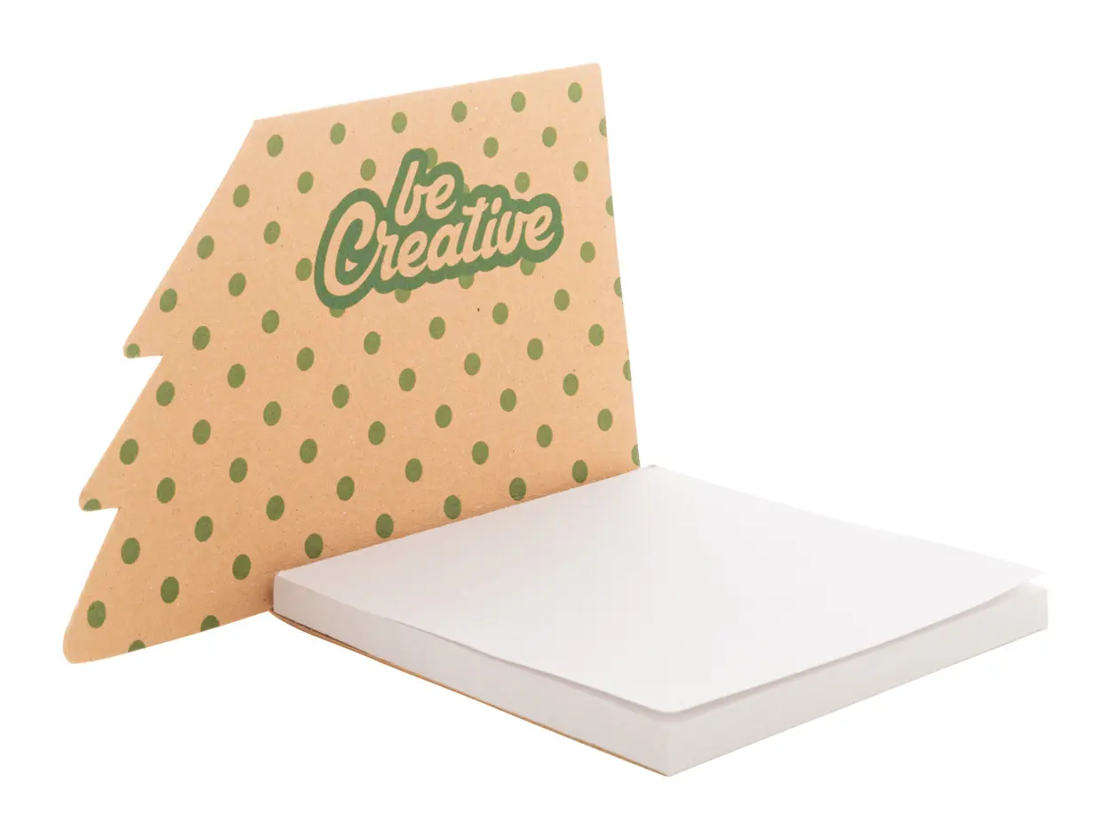 Samoljepljivi notes CreaStick Xmas Eco AP716800 natural 75×70×75 mm-0