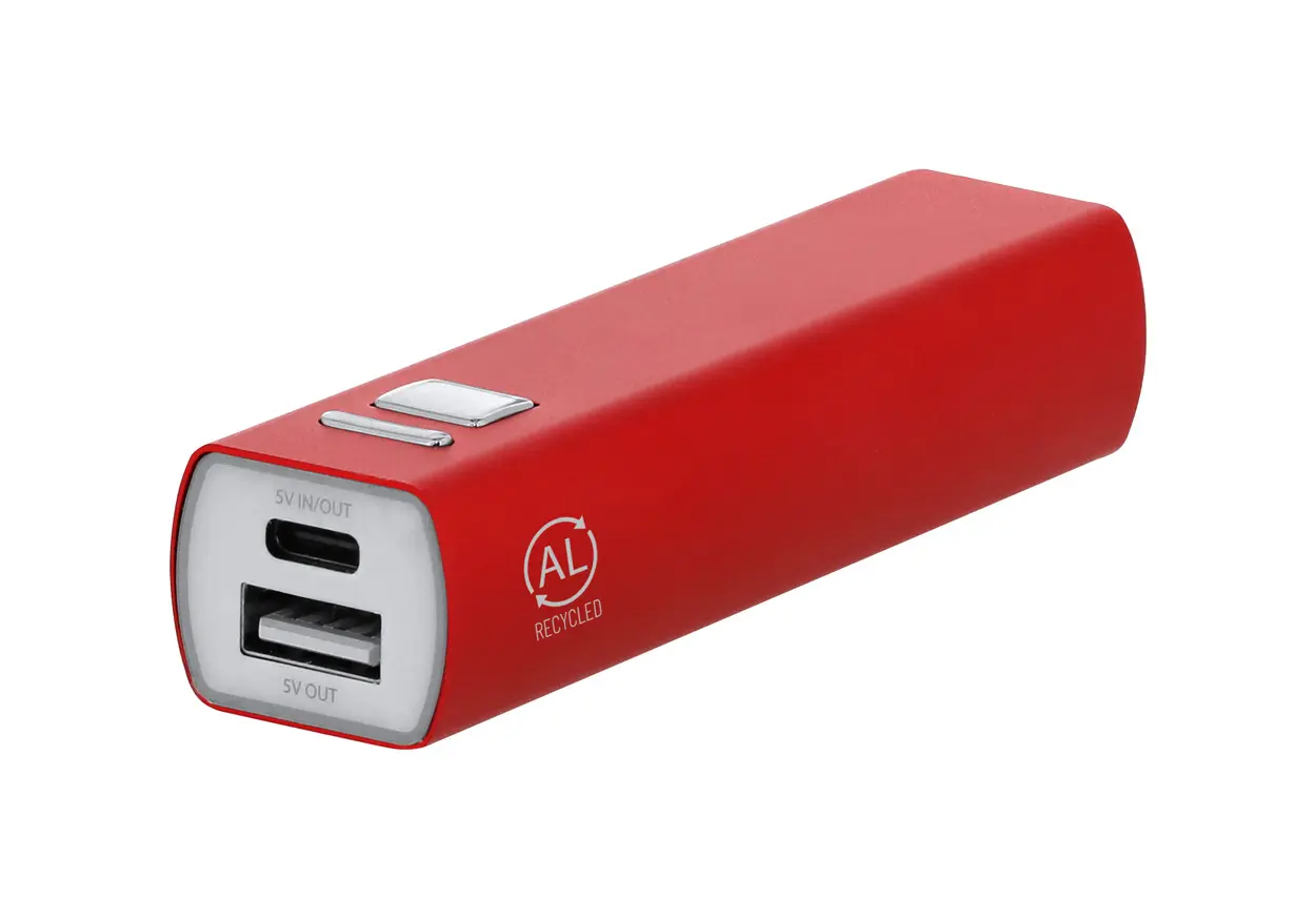 Power bank Serdinam AP735487 red 21×94×26 mm-0