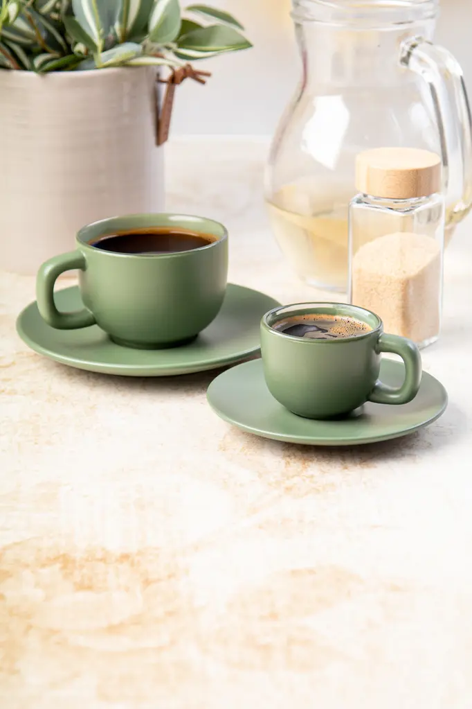 Set šalica za espresso Caturra AP800552 green 130×130×87 mm-1