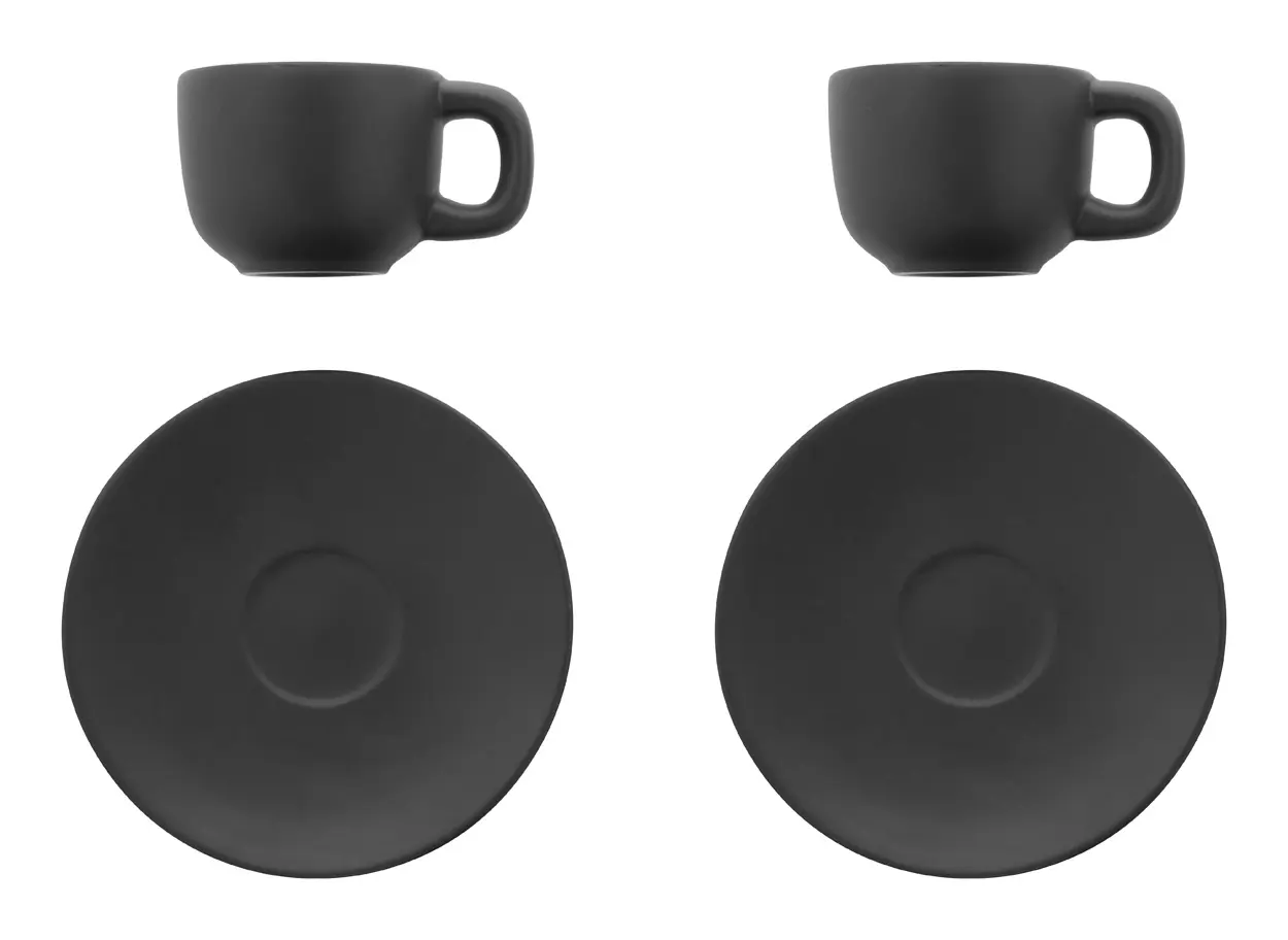 Set šalica za espresso Caturra AP800552 black 130×130×87 mm-2