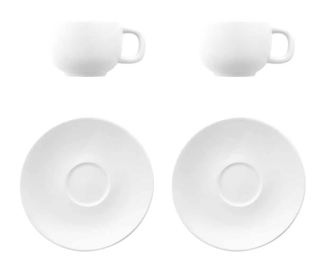 Set šalica za cappuccino Caturra Plus AP800556 white 160×160×110 mm-2