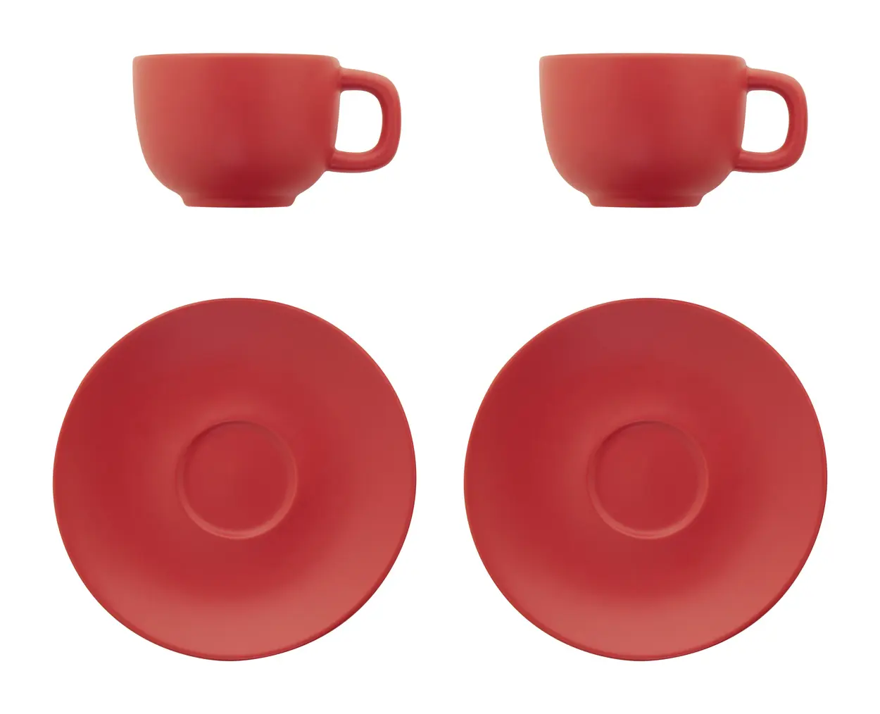 Set šalica za cappuccino Caturra Plus AP800556 red 160×160×110 mm-2