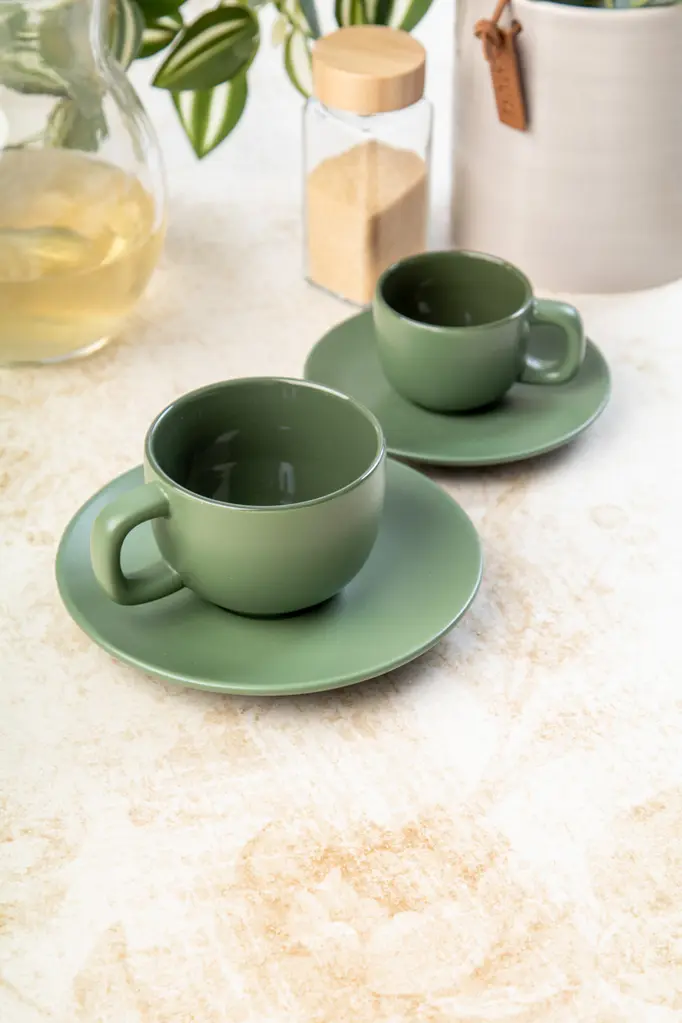 Set šalica za cappuccino Caturra Plus AP800556 green 160×160×110 mm-11