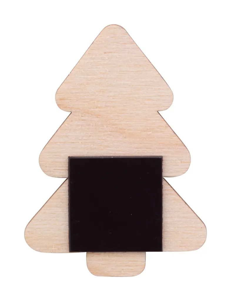 Božićni magnet za hladnjak Woofri Xmas AP716795 natural 60×60×3 mm-2