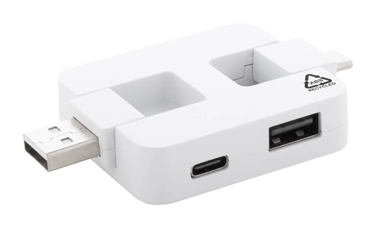 USB čvorište Rahubu AP864037 white 52×46×13 mm-5