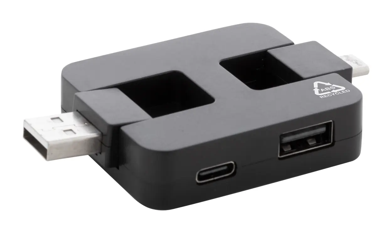 USB čvorište Rahubu AP864037 black 52×46×13 mm-3