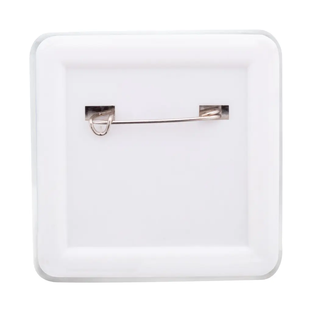 Bedž SquareBadge Maxi AP716810 white 50×50 mm-1