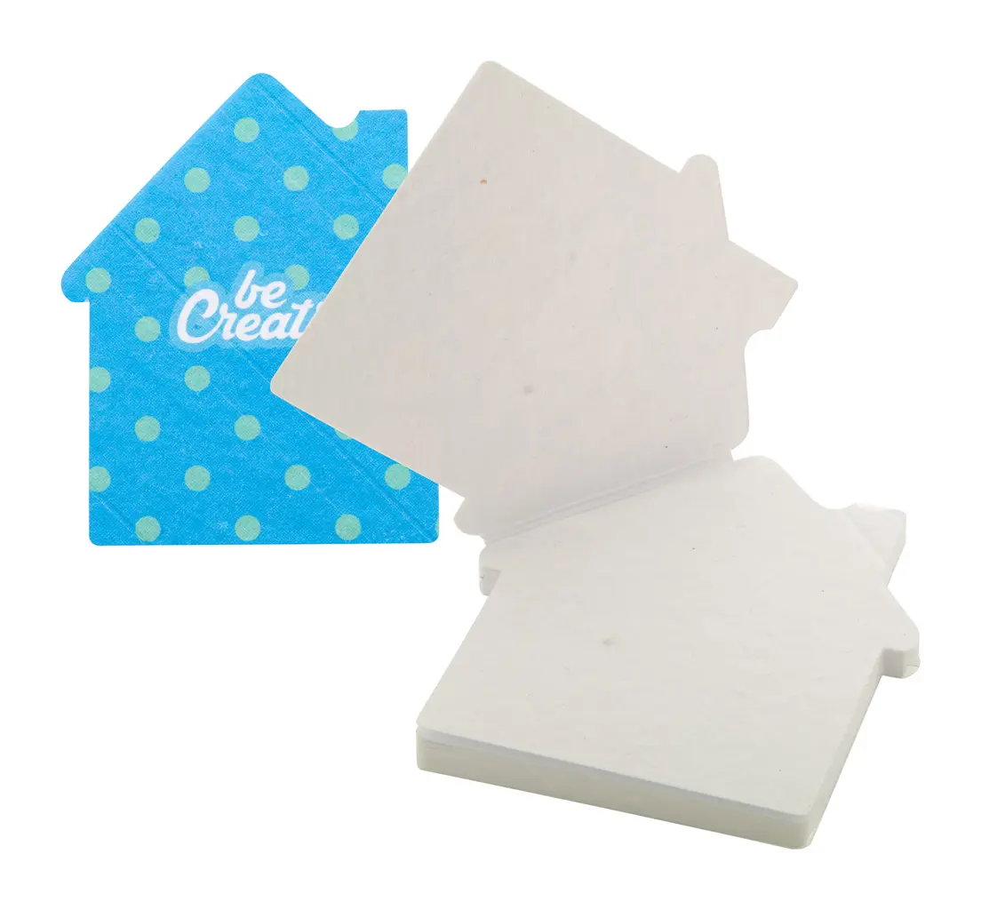 Samoljepljivi notes CreaStick Seed House AP716824 white 70×80×6 mm-0