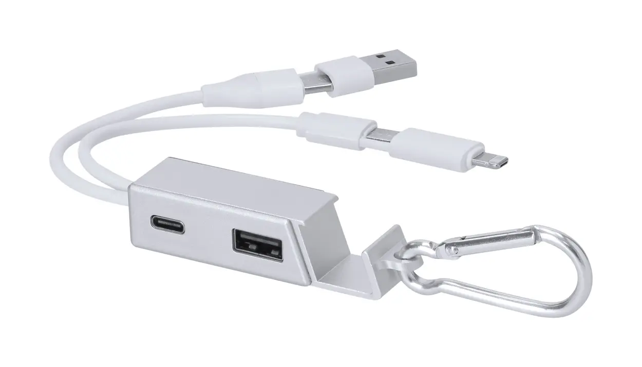 USB hub Leony AP735506 silver 215×18×15 mm-1