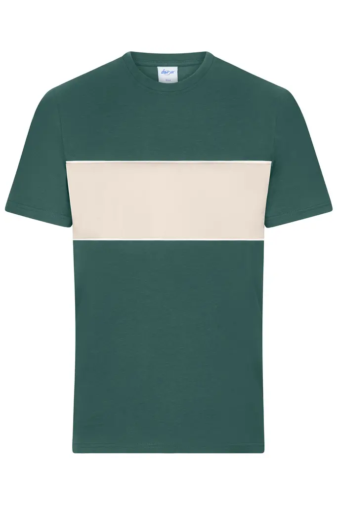 T-Shirt majica 8049 smoky-green/sandstone XXS-0