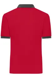 Polo majica JN1304 red/anthracite-melange S-3
