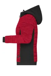 Ženska jakna JN1843 red-melange/black XS-1