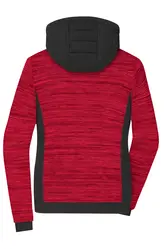 Ženska jakna JN1843 red-melange/black XS-3