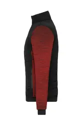 Ženska jakna JN1865 black/red-melange XS-1